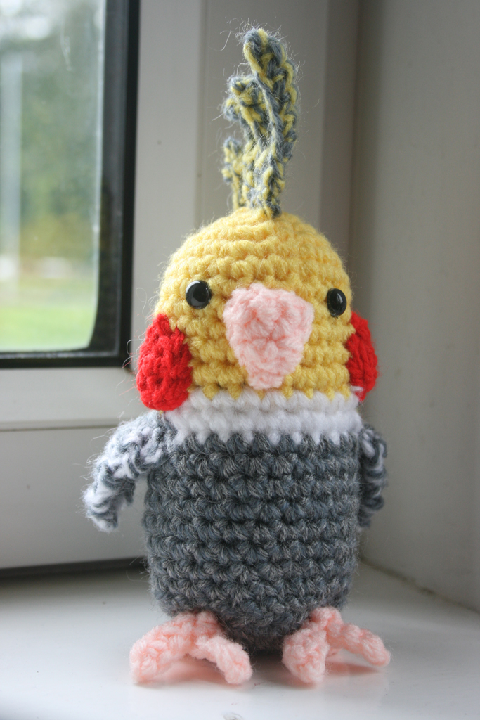 Cockatiel amigurumi