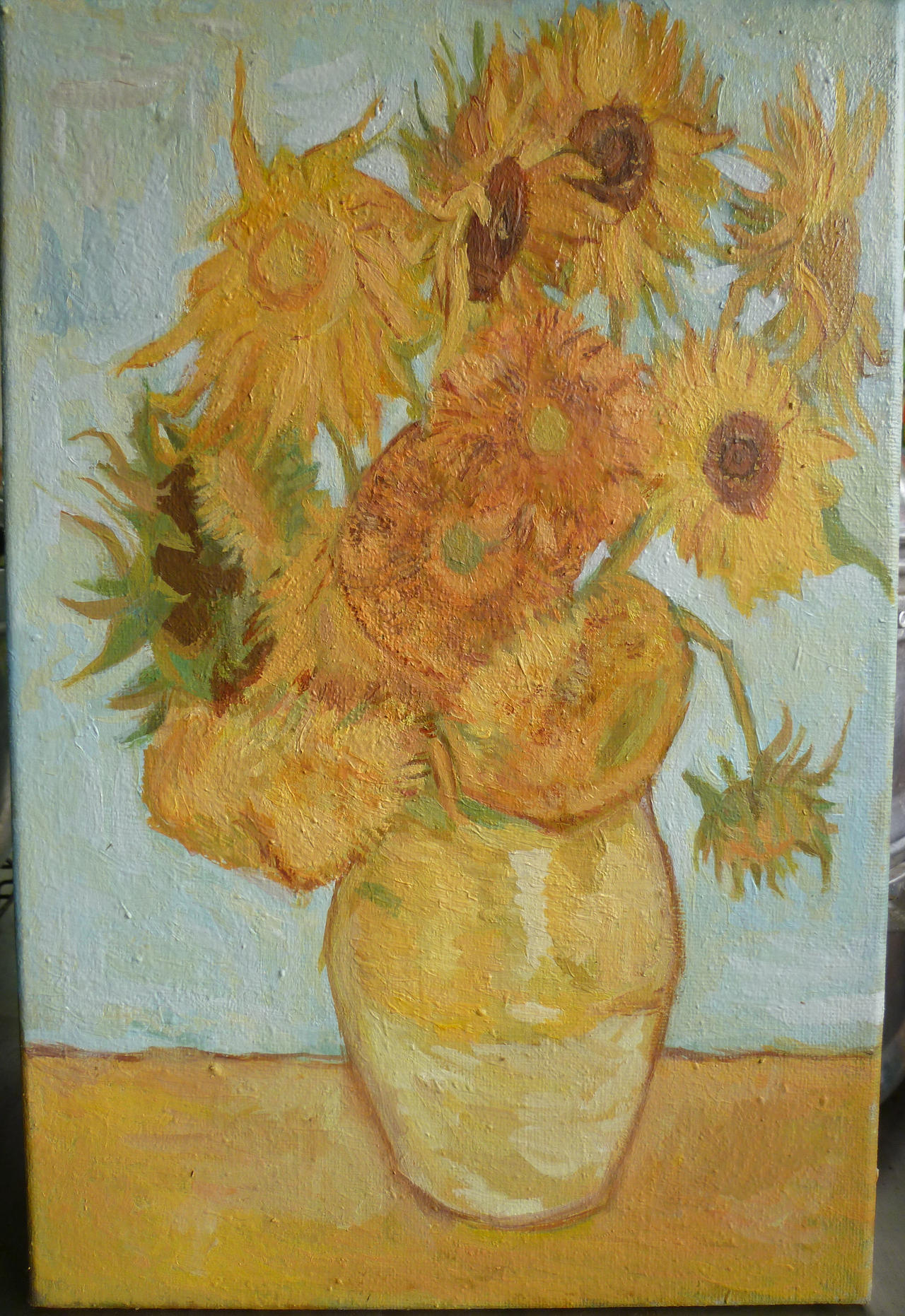 Van Gogh S Sunflowers By Watchwongz On Deviantart Van Gogh S Sunflowers By Watchwongz On Deviantart