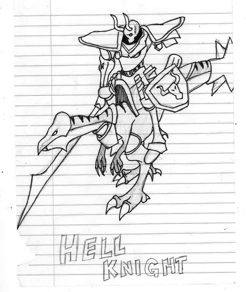 Hell Knight By MidnaThePokedestined On DeviantArt