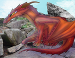 Rocky Climb (Skywing) by Snowleopard-draws
