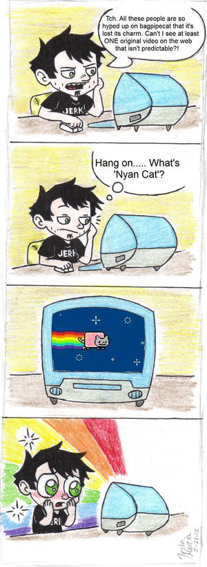 Dan discovers Nyan Cat