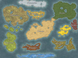 Continental Map of Skyeria
