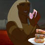 Ramses likes doughnuts..