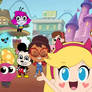 disney chibiverse but mickey mouse is in it.