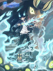Ao no Exorcist : Rin to Kuro by allenerie
