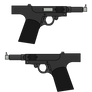 Lewis Short-Recoil 45 Pistol (Modernized)