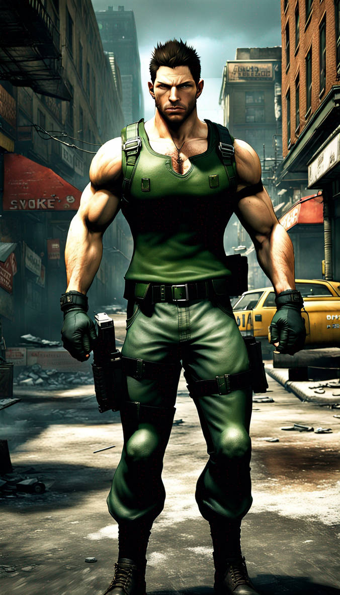 Chris Redfield Rpd Chris Redfield patrol by Inquisitor36 on DeviantArt