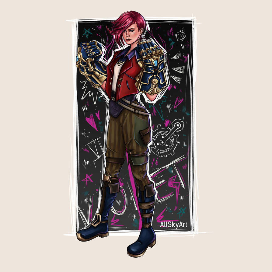 Vi Arcane by AllSkyArt on DeviantArt