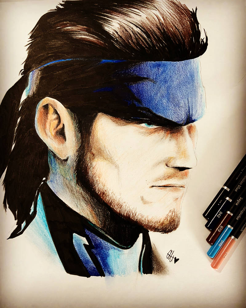 Solid Snake Fan Art by LadyAstralCosmos on DeviantArt