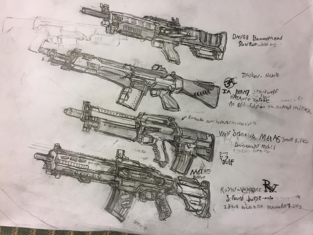Titanfall 2 assault rifle ideas by Fluffywolf36 on DeviantArt