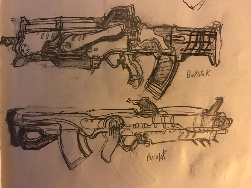 Grineer Rifles Grineer Assault Rifle Concepts by Fluffywolf36 on DeviantArt