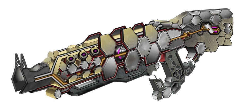 'Nanocaust' Nanite Rifle by Fluffywolf36 on DeviantArt