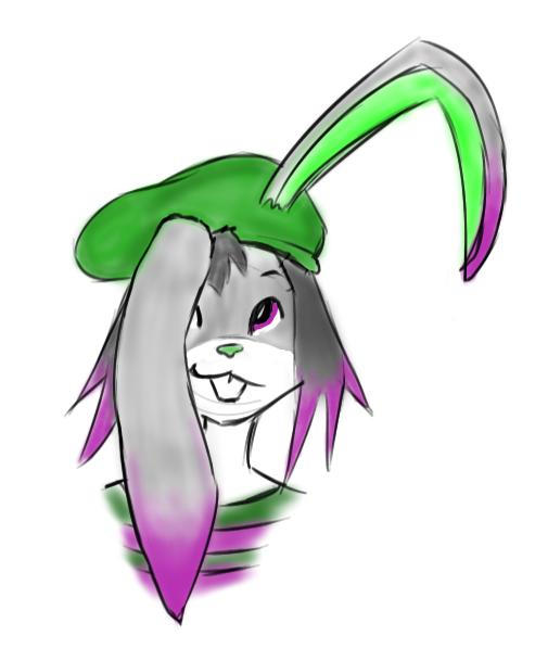 anthro bunny OC by SallyHarlyquinn on DeviantArt