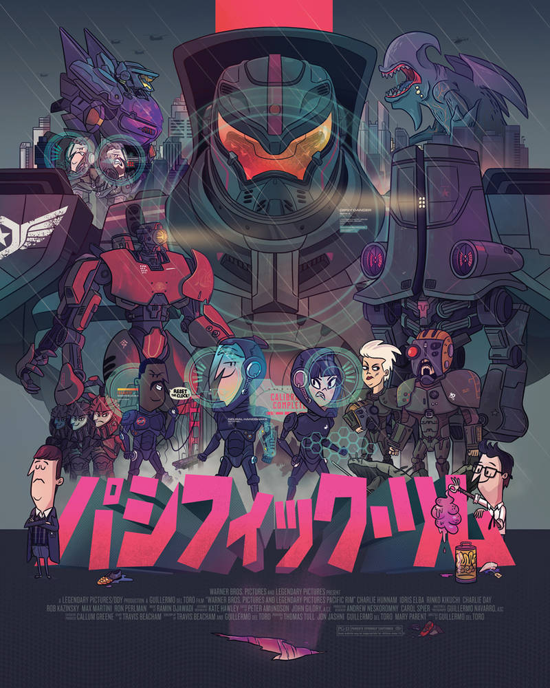 Pacific Rim - Night Stalker variant by TheBeastIsBack