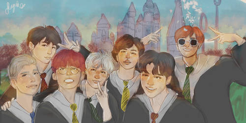 BTS in Hogwarts