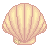 +|F2U|+ Rose-gold Scallop Shell