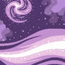 +|F2U|+ Purple Space Background (REDBUBBLE)