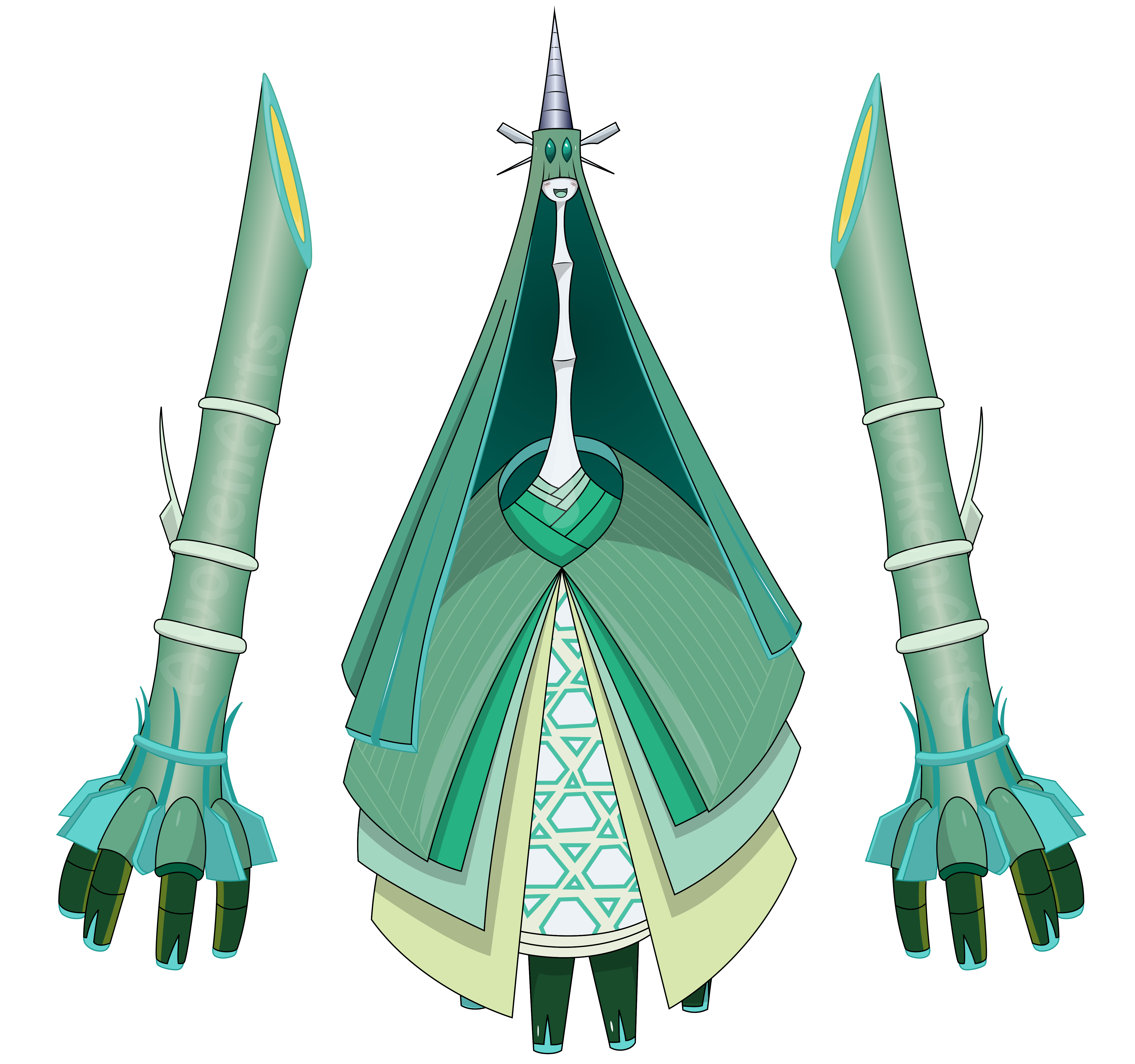 UB-04 Blaster, Celesteela by treespeakart  All legendary pokemon, Deadpool  pikachu, Pokemon art