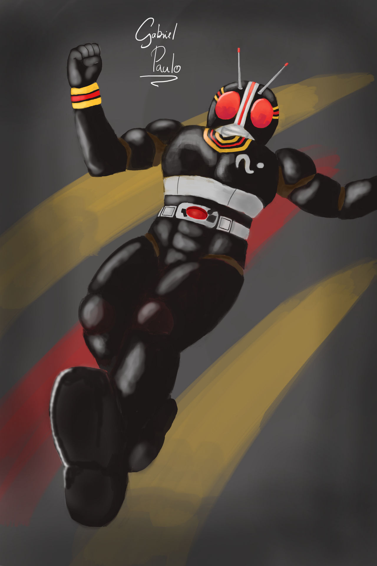 Kamen Rider Black fanart by Gabriel Paulo by GabrielZora on DeviantArt