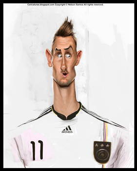 Miroslav Klose caricature