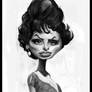 Caricature Sophia Loren