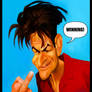Caricature of Charlie Sheen