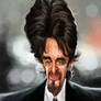 Al Pacino caricature portrait