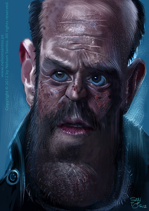 Jason Statham caricature