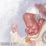 Pope John Paul II Caricature