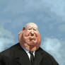 Alfred Hitchcock caricature