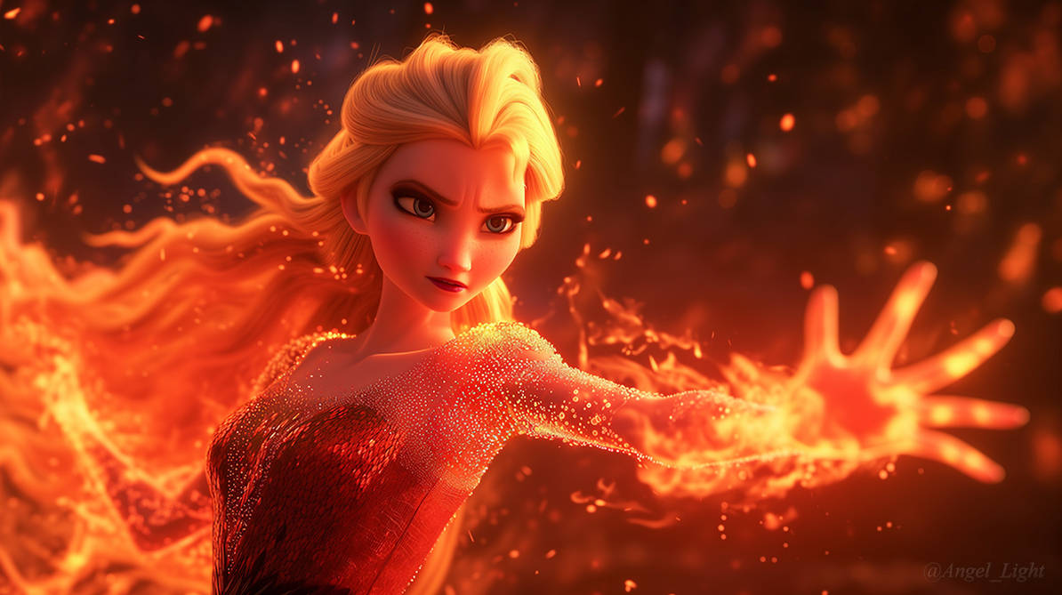 #51 Fire Elsa by AlNlGlElL on DeviantArt