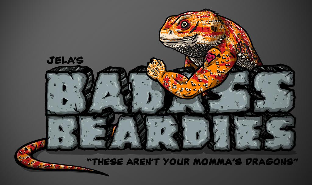 Jela's Badass Beardies Logo