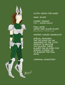 (OC - Saint Seiya: The Lost Canvas) Lepus Cloth