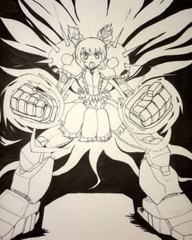 Inktober 2: Tengen Toppa Madoka Titus!