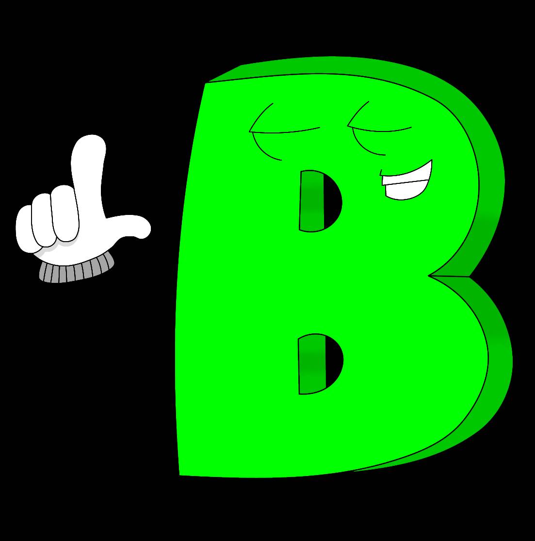 B Deviantart Letter B by LostMedia-Fanart on DeviantArt