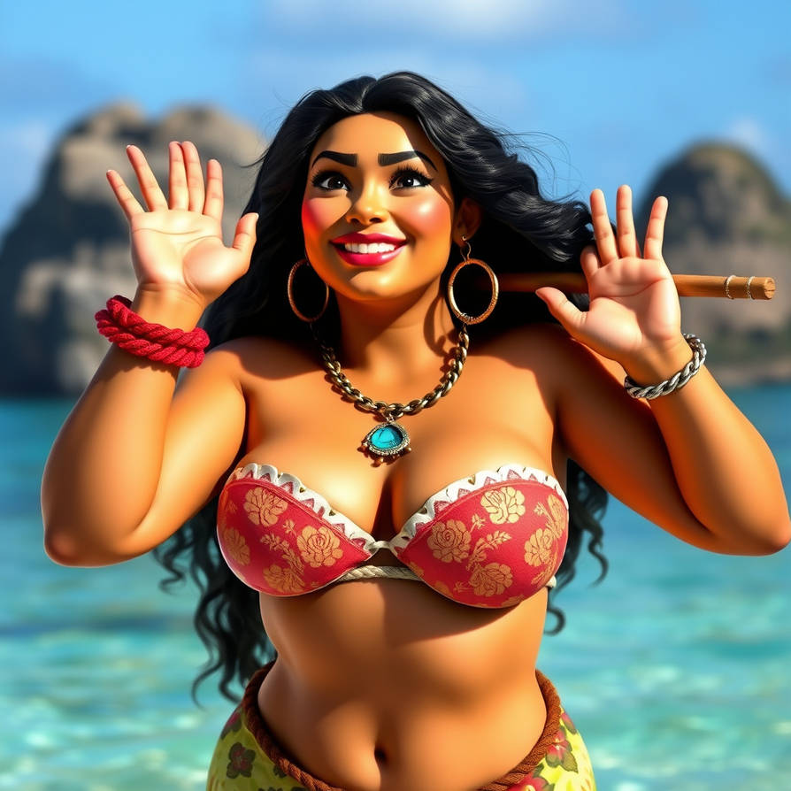 Moana big boobs