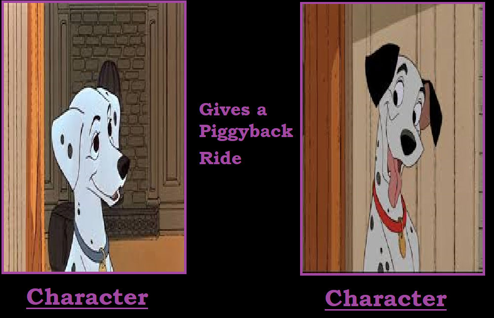 Pongo Ride What if Perdita gives Pongo a piggyback ride by CozyGlow-Sweetie-TF on ...