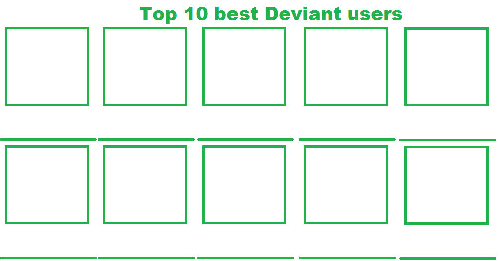 Top 10 best Deviant users blank template by DaniellePuppyAllStar on ...