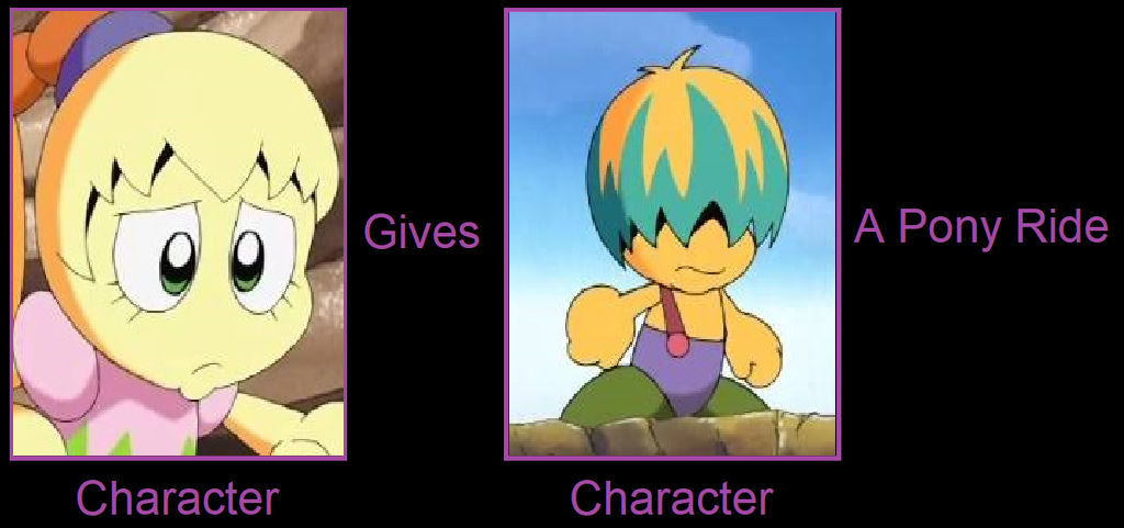 Tuff Ride Character What if Tiff gives Tuff a pony ride by Arvin-IranianPuppy on DeviantArt