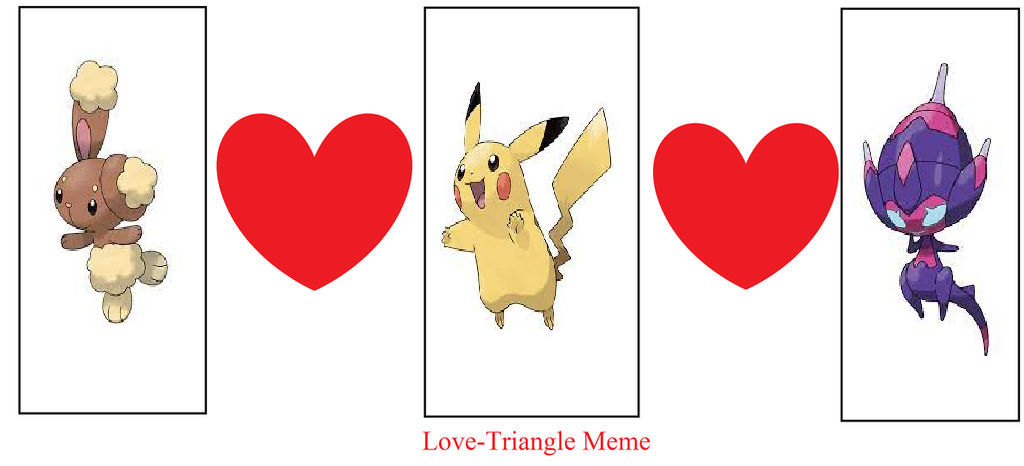 Triangle Pickachu Pikachu's Love Triangle by CozyGlow-Sweetie-TF on DeviantArt