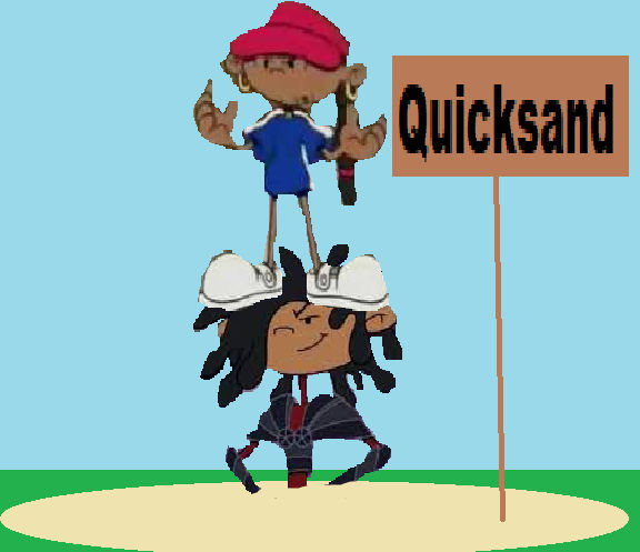 Abby and Cree Lincoln Quicksand by Arvin-IranianPuppy on DeviantArt