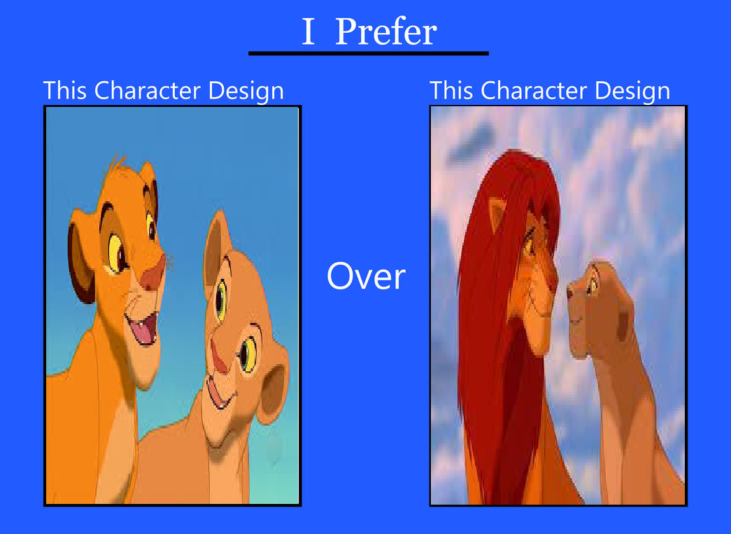 I prefer Cub Simba and Nala over Adult version by CozyGlow-Sweetie-TF ...