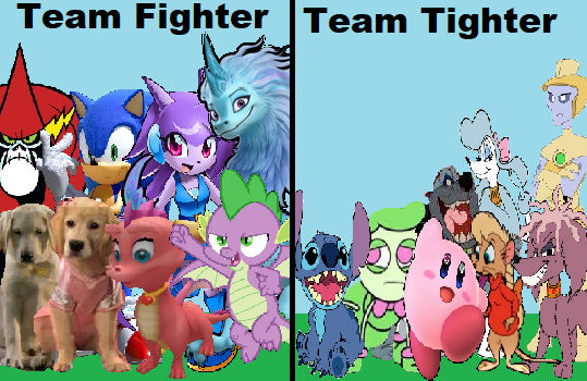 Hf/tf Roster Team Fighter vs Team Tighter by CozyGlow-Sweetie-TF on DeviantArt