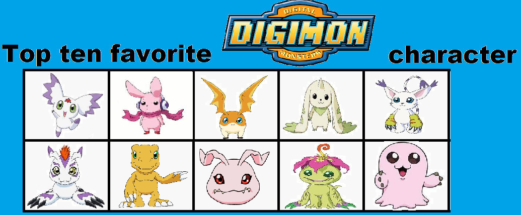 My Top 10 Favorite Digimon Characters by powerpup97 on DeviantArt