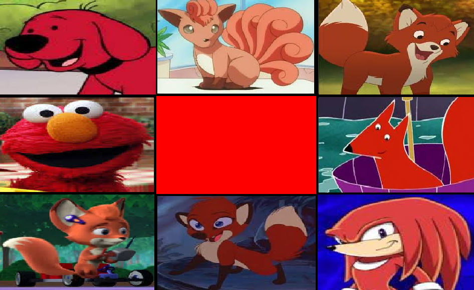 Mixed Reds Characters My favorite red characters by DaniellePuppyAllStar on DeviantArt