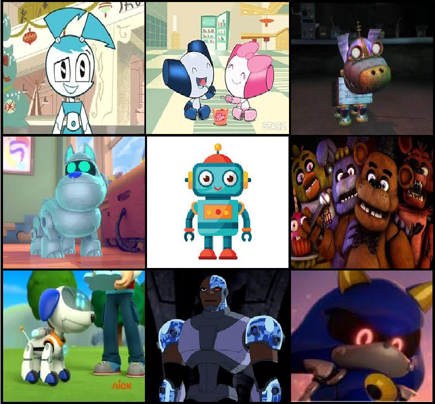Animatonics Robots My favorite animatronics and robots characters by DaniellePuppyAllStar ...