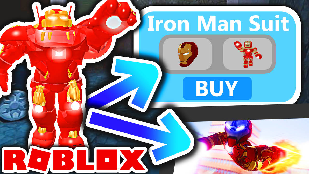 Iron Man Roblox Thumbnail by Dubem101 on DeviantArt