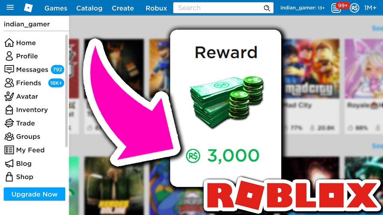 HOW TO GET FREE ROBUX ON ROBLOX!!?