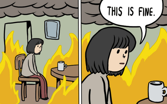 This is fine - Silent Hill version