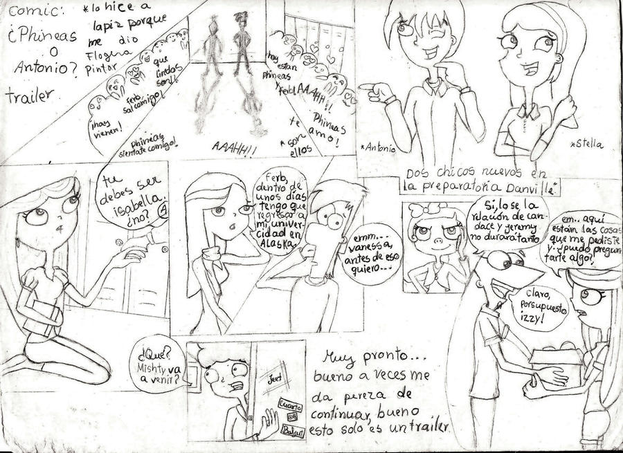 Trailer del comic Phineas o Antonio by saraiportillo on DeviantArt